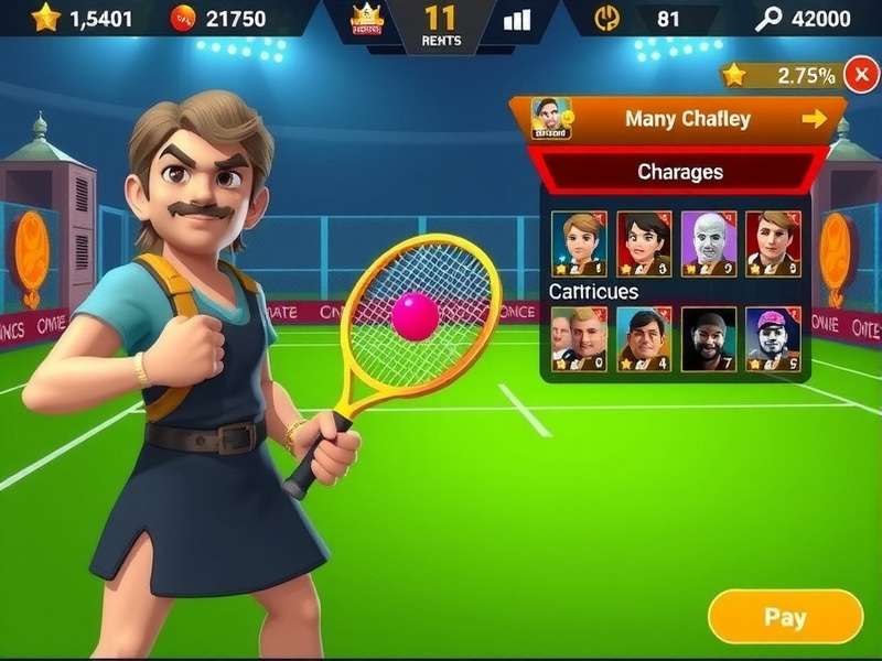 Racket Ruler Royal character customization screen